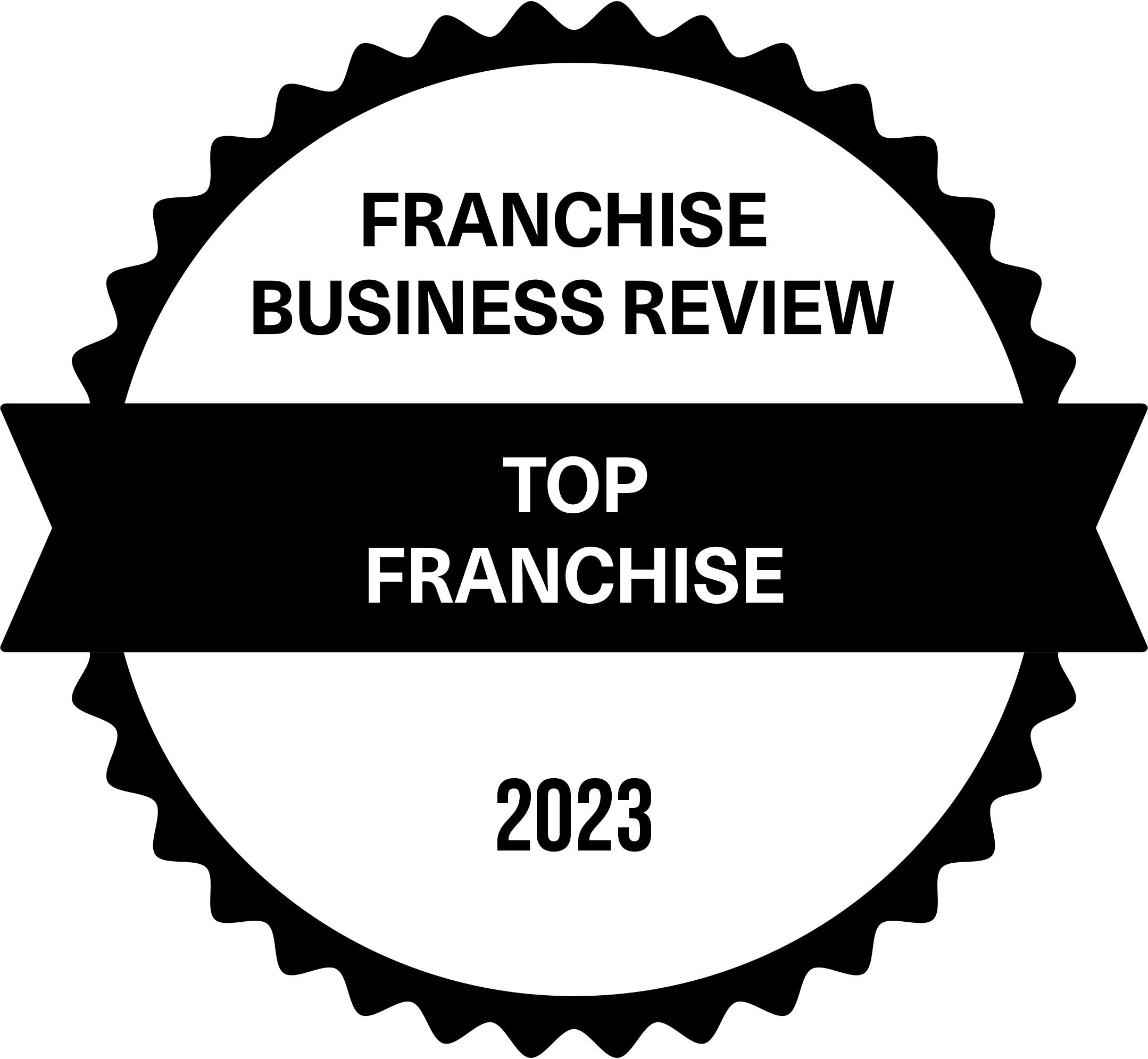 Franchise Business Review Top Franchise 2023 badge